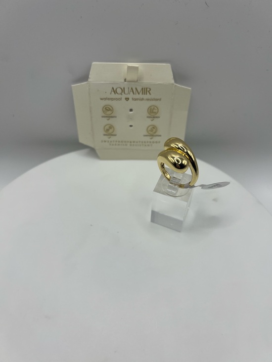 aquamir Jewelry - Aquamir Polished Gold Double Dome Ring